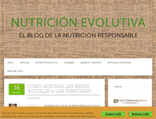 Tablet Screenshot of nutricion.net